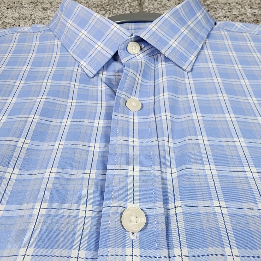 UNTUCKit Button Down Mens XXXL Tall Zonte Plaid Stretch Performance Excellent - Picture 3 of 12